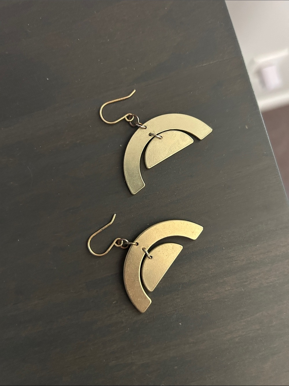 Natalie Borton Half-Moon Dangle Earrings
